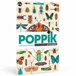 Poppik Stickerposter Lernposter Discovery Insekten