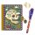 Abschließbares Tagebuch mit Magischem Stift, Piratenmotiv