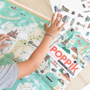 Poppik Stickerposter Discovery Weltreise