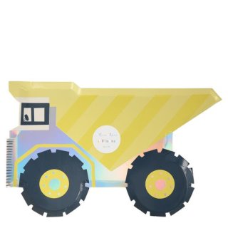 Lastwagen Partyteller - Dumper Truck plates von Meri Meri