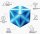 Shashibo Magnetischer 3D Puzzlewürfel - Blue Planet