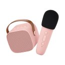 Karaoke Set pink - Lautsprecher mit Mikrofon