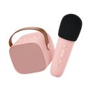 Karaoke Set rose - Lautsprecher mit Mikrofon