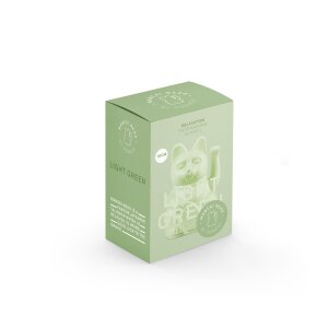 Lucky Cat Mini Winkekatze von Donkey Light Green - Entspannung