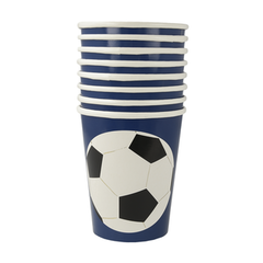 Fußball Partybecher, 8 Stück