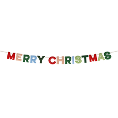 Filzgirlande Merry Christmas