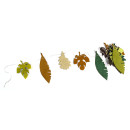Papiergirlande Herbst - bunte Blätter von Tudi Billo