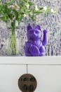 Lucky Cat Winkekatze von Donkey violett - Selbstvertrauen