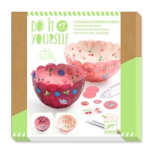 DIY Set von Djeco: Schalen basteln rosa