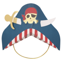 Blue Pirate Party Hats