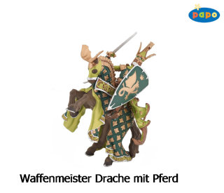 Waffenmeister Drache, grün - Ritterfiguren von Papo