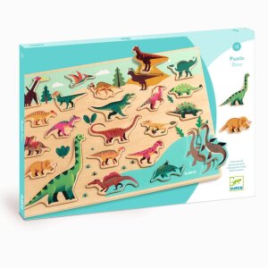 Steckpuzzle aus Holz - Dino
