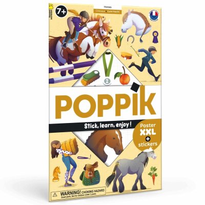 Poppik Stickerposter Pferde
