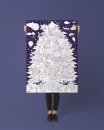 OMY Riesen-Ausmalposter - Magic Tree