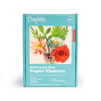 Papierblumen-Bastel Kit
