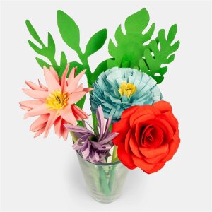 Papierblumen-Bastel Kit
