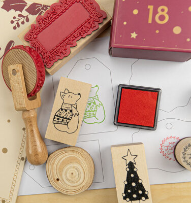 Stempel-Glück Adventskalender aus dem Topp Verlag