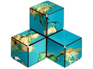 Shashibo Magnetischer 3D Puzzlewürfel - Earth