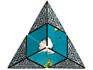 Shashibo Magnetischer 3D Puzzlewürfel - Earth