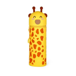 2 in 1 Silikon Federmäppchen Kawaii Giraffe