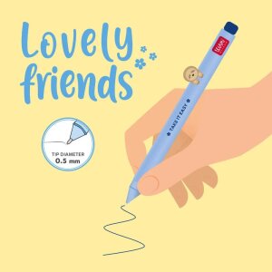 Lovely Friends - Gelstift mit Tierdeko Faultier Sloth