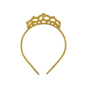 Prinzessin Haarreif Krone gold