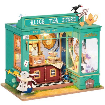 DIY Miniaturhaus - Alice Tea store