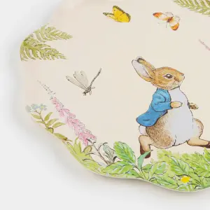 Peter Rabbit große Papteller aus der Serie " in the garden"
