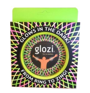 Glozi - Infinity Ring Glow in the Dark yellow