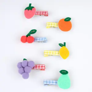 Fruit Hair Clips - fruchtige Haarspangen von Meri Meri