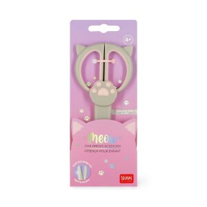 Kinderschere Meow kitty mit Kätzchenmotiv von Legami