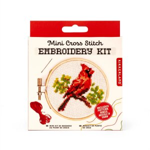 Mini Kreuzstich Stickerei Kardinalsvogel