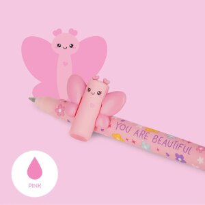 Löschbarer Gelstift Schmetterling - brandneu von Legami