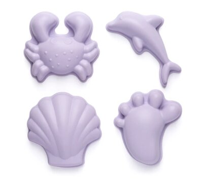 Scrunch Förmchen  4er Set light dusty purple