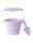 Scrunch Faltbarer Eimer mit kleiner Schaufel Light Dusty Purple