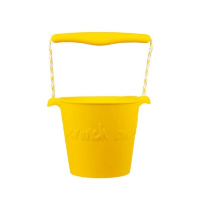 Scrunch Eimer pastel yellow
