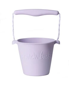 Sandkasten Eimer aus weichem Silikon von Scrunch