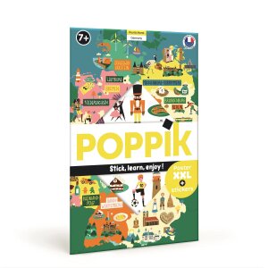Poppik Sticker Lernposter Deutschland
