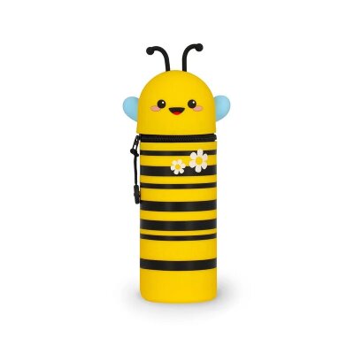 2 in1 Silikon Federmäppchen Kawaii Bee - Biene