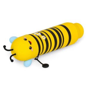 2 in1 Silikon Federmäppchen Kawaii Bee - Biene