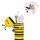 2 in1 Silikon Federmäppchen Kawaii Bee - Biene