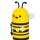 2 in1 Silikon Federmäppchen Kawaii Bee - Biene