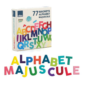 Magnetbuchstaben - Großbuchstaben, 77 Stück