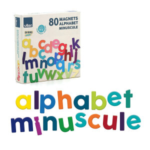 Magnetbuchstaben - Kleinbuchstaben, 80 Stück