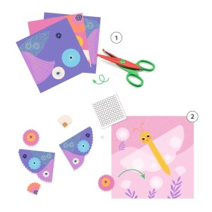 Basteln mit Papier - witzige Scherenschnittbilder