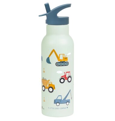 Edelstahl Trinkflasche XL - Fahrzeuge, 500 ml