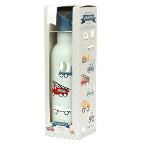 Edelstahl Trinkflasche XL - Fahrzeuge, 500 ml