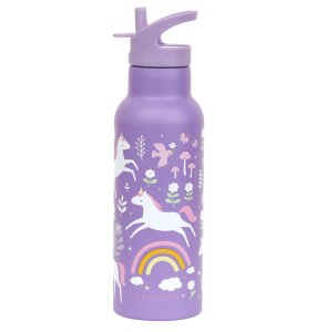 Edelstahl Trinkflasche XL - Unicorn Dreams, 500 ml