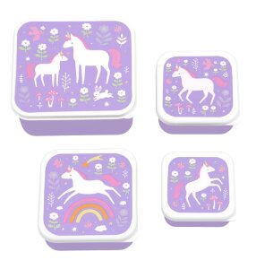Snackbox 4-er Set - Unicorn Dreams