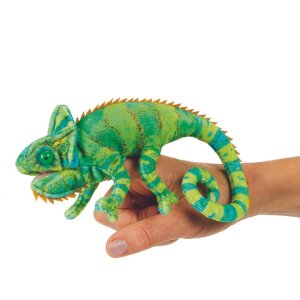 Fingerpuppe Chamäleon